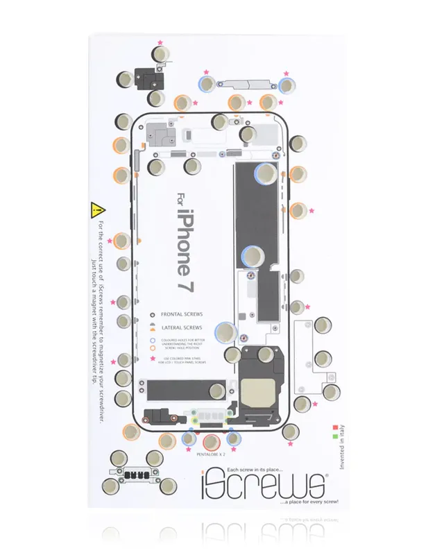 Podložka na šroubky iScrews pro iPhone 7 (dottorpod)
