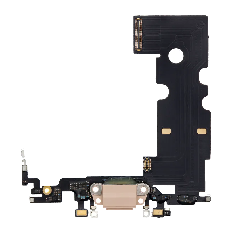 Flex kabel nabíjecího konektoru pro iPhone 8 (Aftermarket) (zlatá)