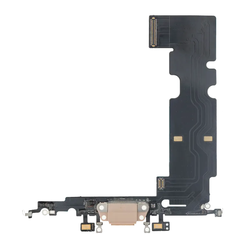 Flex kabel nabíjecího konektoru pro iPhone 8 Plus (Aftermarket) (zlatá)