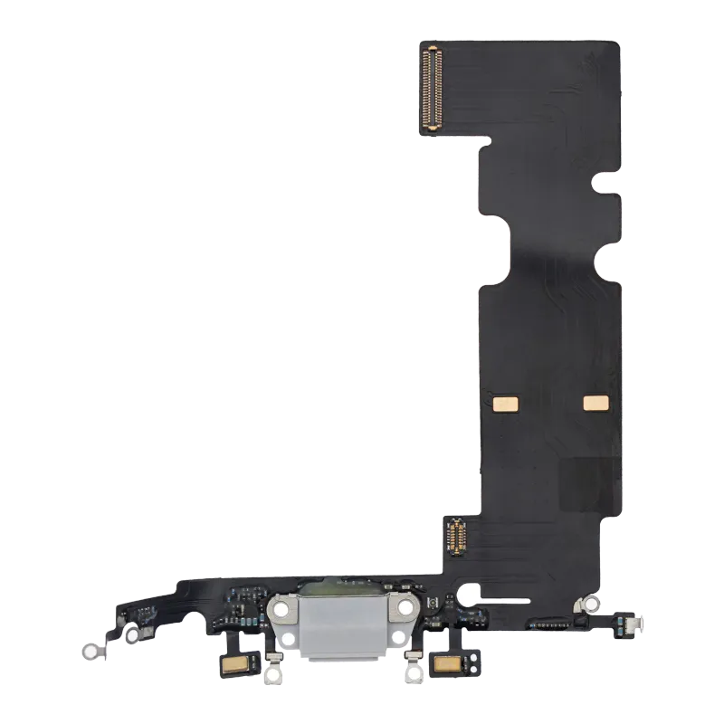 Flex kabel nabíjecího konektoru pro iPhone 8 Plus (Premium) (stříbrná)