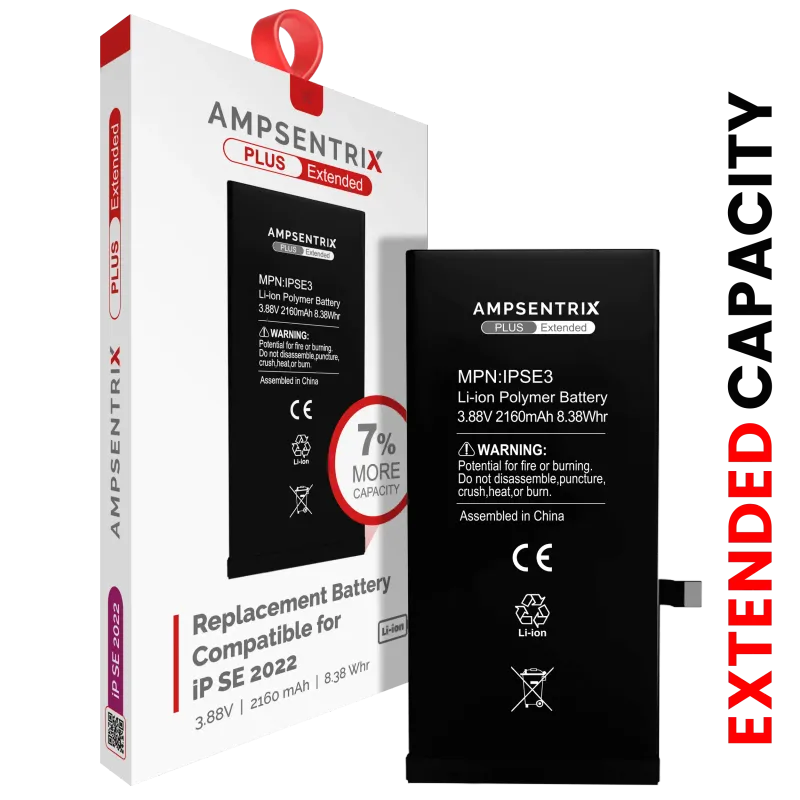 Baterie pro iPhone SE (2022) (AmpSentrix) (Plus) (Extended)