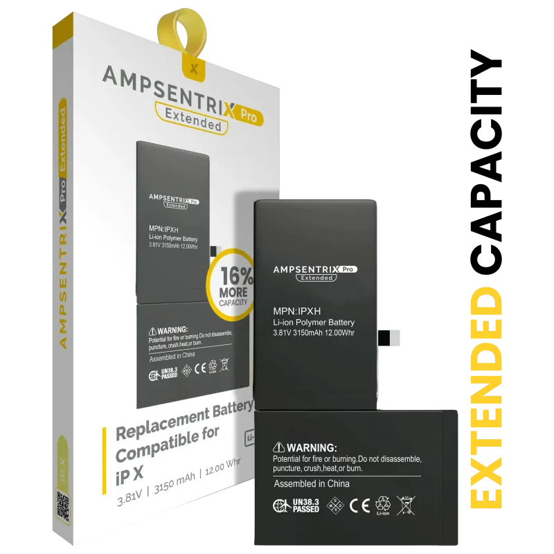 Baterie pro iPhone X (AmpSentrix Pro Extended)