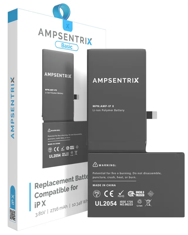 Baterie pro iPhone X (AmpSentrix Basic)