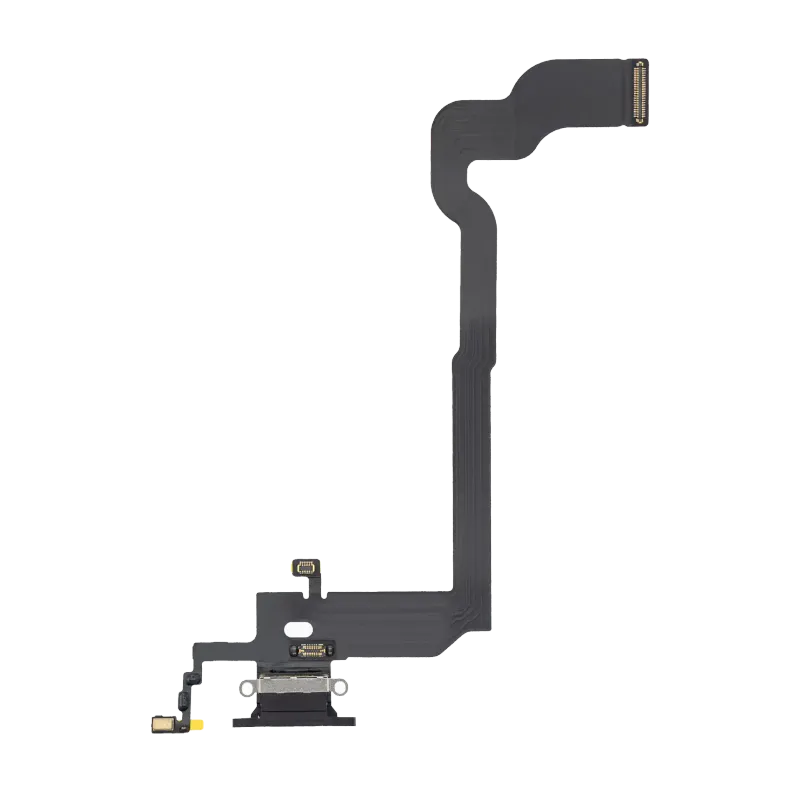 Flex kabel nabíjecího konektoru pro iPhone X (Premium) (vesmírně šedá)