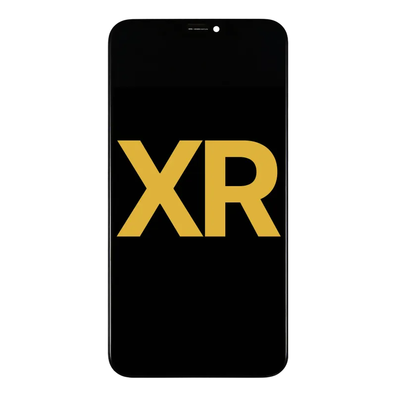 LCD displej s ocelovou deskou (předinstalováno) pro iPhone XR (repasovaný)