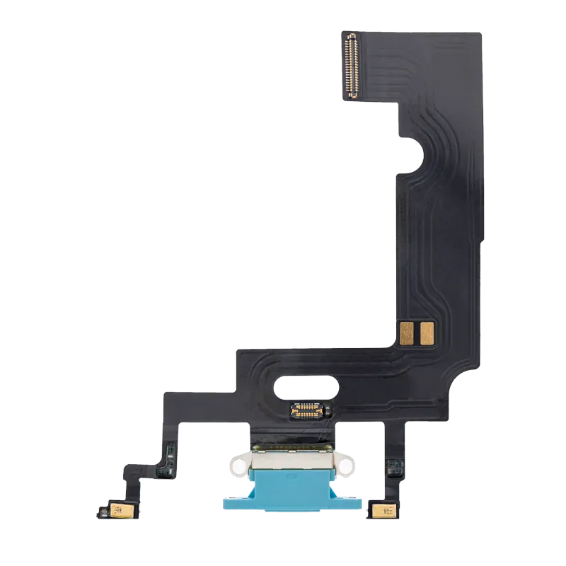 Flex kabel nabíjecího konektoru pro iPhone XR (Aftermarket) (modrá)