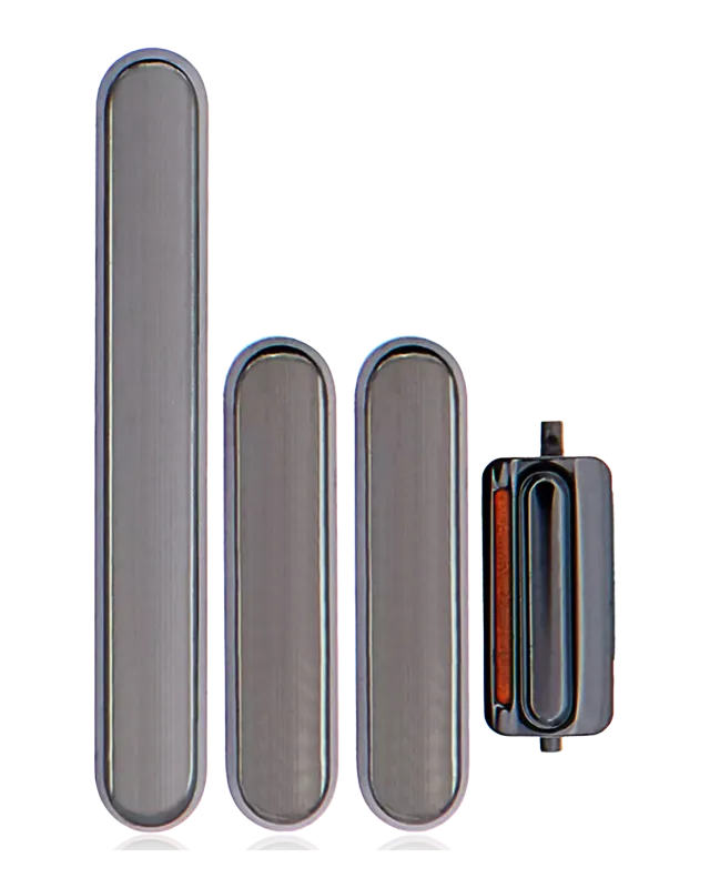 Tlačítka (zapínání / hlasitost / přepínač) pro iPhone X (černá)