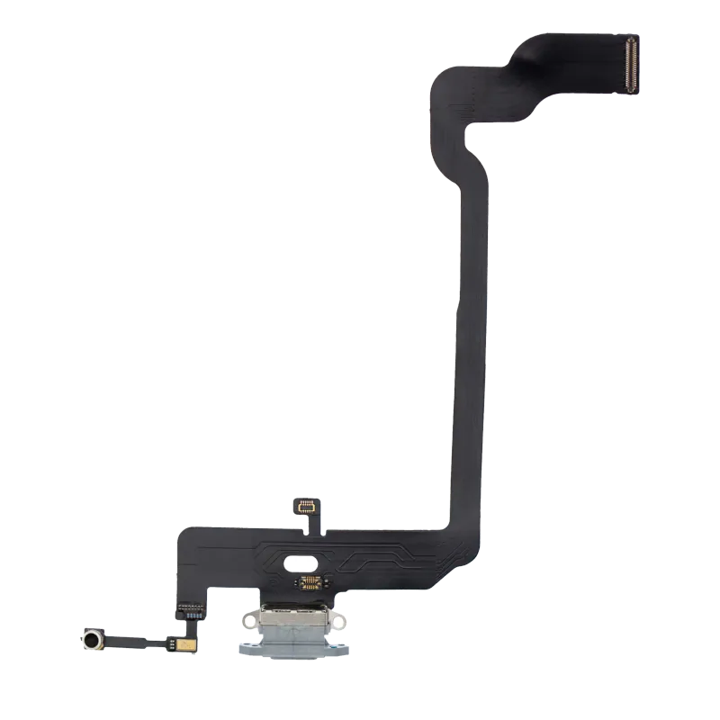 Flex kabel nabíjecího konektoru pro iPhone XS (Aftermarket) (stříbrná)