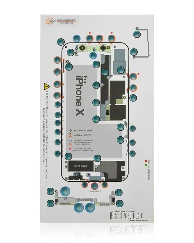 Podložka na šroubky iScrews pro iPhone X (dottorpod)