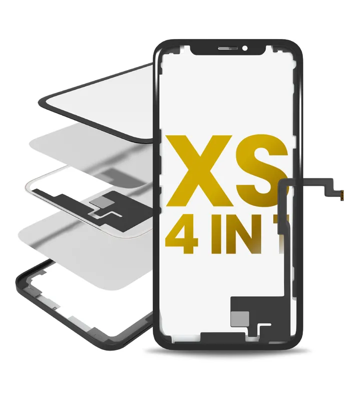 Flex 4v1 dlouhý (dotyk se sklem + OCA + předinstalovaný rámeček) pro iPhone XS (OCA Master)