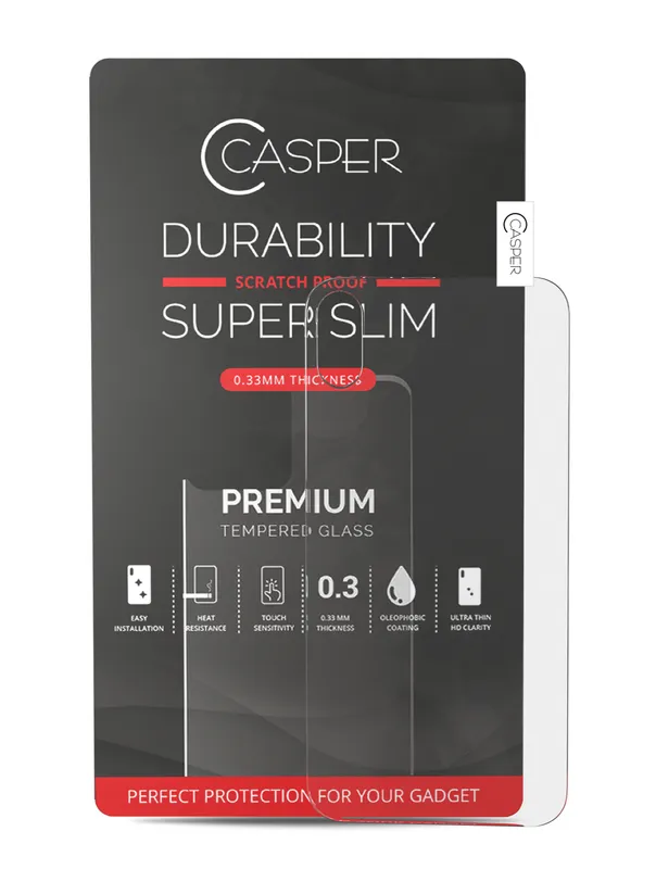 Casper sklo pro iPhone X / XS (zadní) (Clear Series)