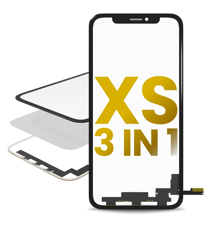 3v1 s rám included (Short Flex Digitizer + Front Glass + OCA Pre-Installed) pro iPhone XS