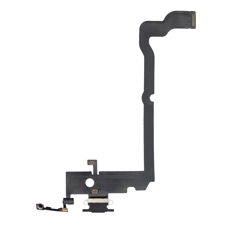Flex kabel nabíjecího konektoru pro iPhone XS Max (Aftermarket) (vesmírně šedá)