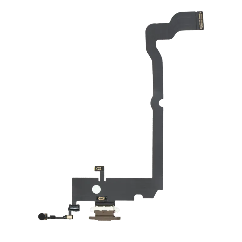 Flex kabel nabíjecího konektoru pro iPhone XS Max (Premium) (zlatá)