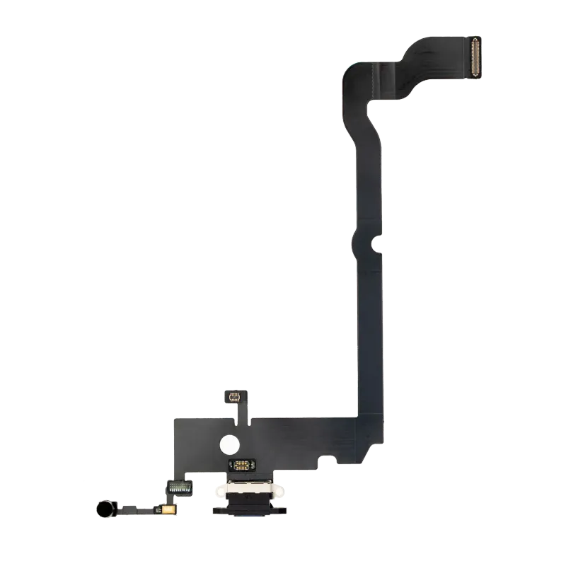 Flex kabel nabíjecího konektoru pro iPhone XS Max (Premium) (vesmírně šedá)