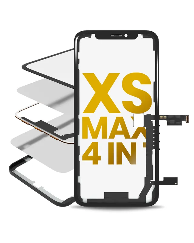 Flex 4v1 dlouhý (dotyk se sklem + OCA + předinstalovaný rámeček) pro iPhone XS Max (OCA Master)