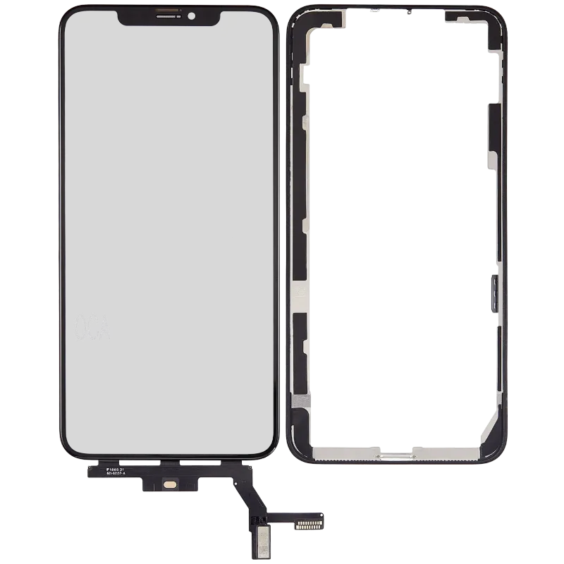 Flex 4v1 krátký (dotyk se sklem + OCA + předinstalovaný rámeček) pro iPhone XS Max (OCA Master)