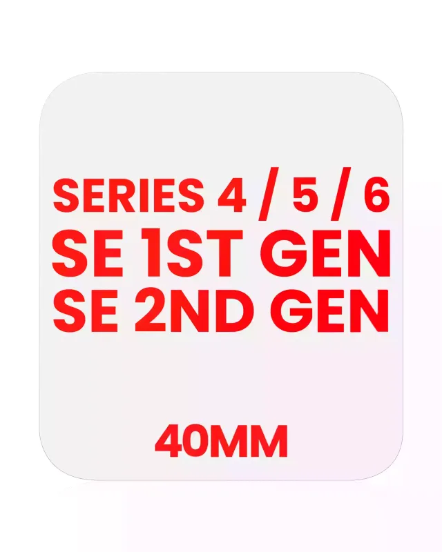 OCA lepicí vrstva pro Apple Watch Series 4 / 5 / SE (1st / 2. gen.) / Series 6 (40 mm) (balení 10 ks)