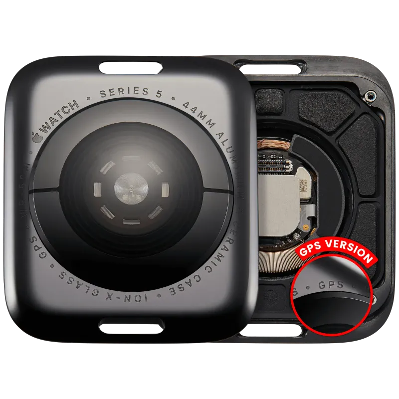 Zadní kryt pro Apple Watch Series 5 (44 mm) (verze GPS) (hliník / vesmírně černá)