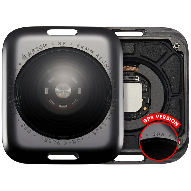 Zadní kryt pro Apple Watch Series SE 1st (44 mm) (verze GPS) (hliník / vesmírně černá)