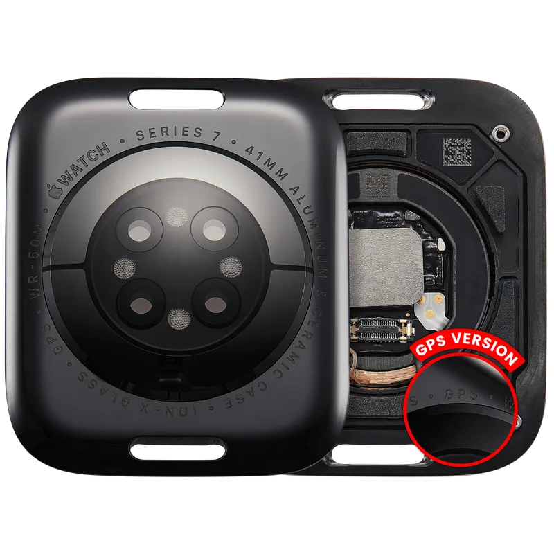 Zadní kryt pro Apple Watch Series 7 (41 mm) (verze GPS) (hliník / vesmírně černá)