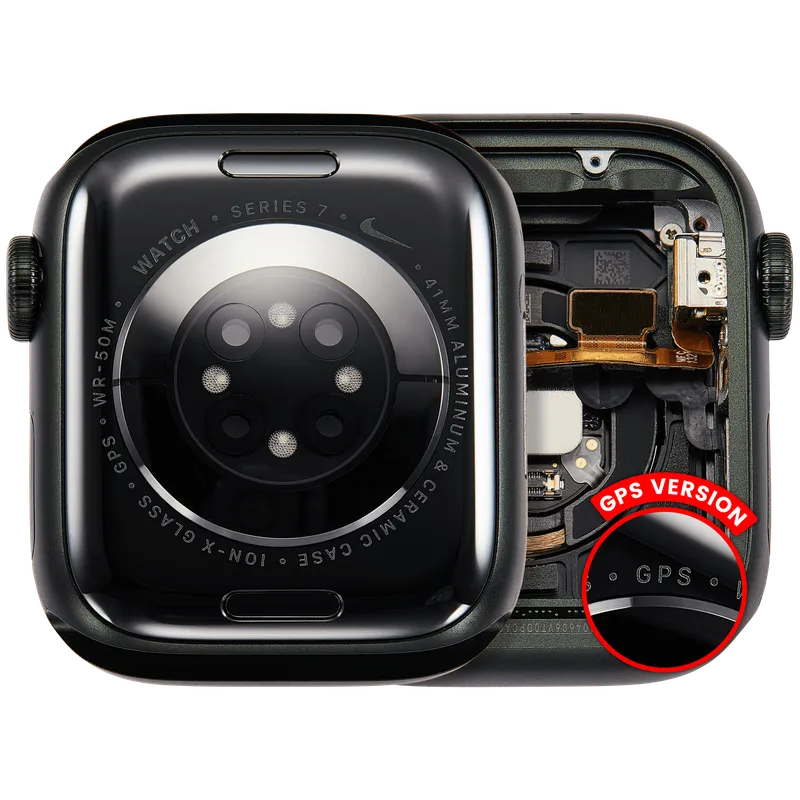 Housing (kompletní tělo) pro Apple Watch Series 7 (41 mm) (originál z vyřazeného zařízení, stav A) (verze GPS) (hliník / zelená)
