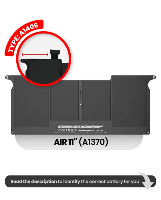 Baterie (A1406) pro MacBook Air 11" A1370 (2011) / A1465 (2012)