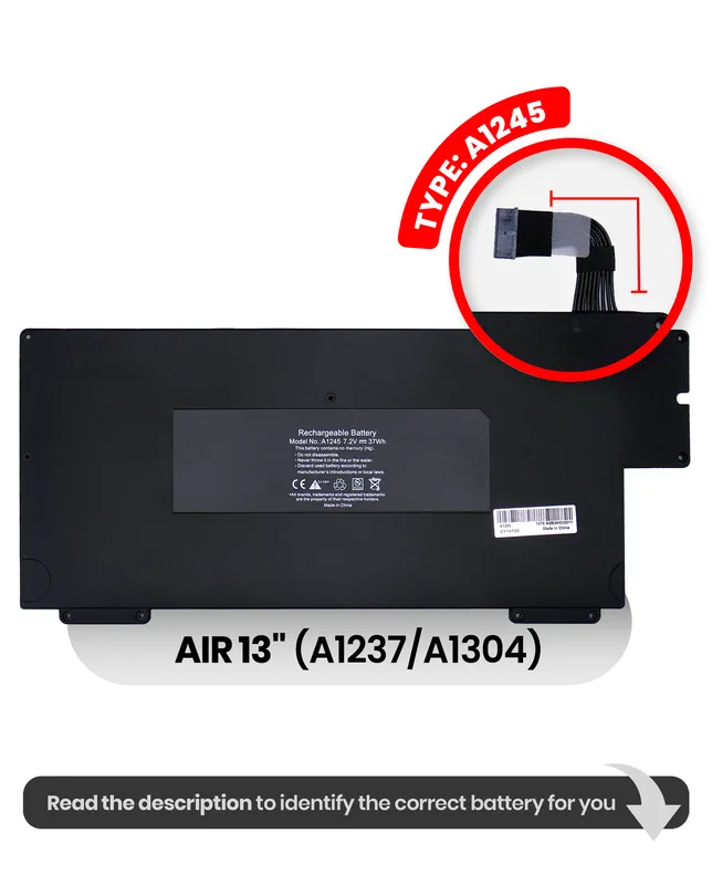 Baterie (A1245) pro MacBook Air 13" A1237 (2008) / A1304 (2008-2009)