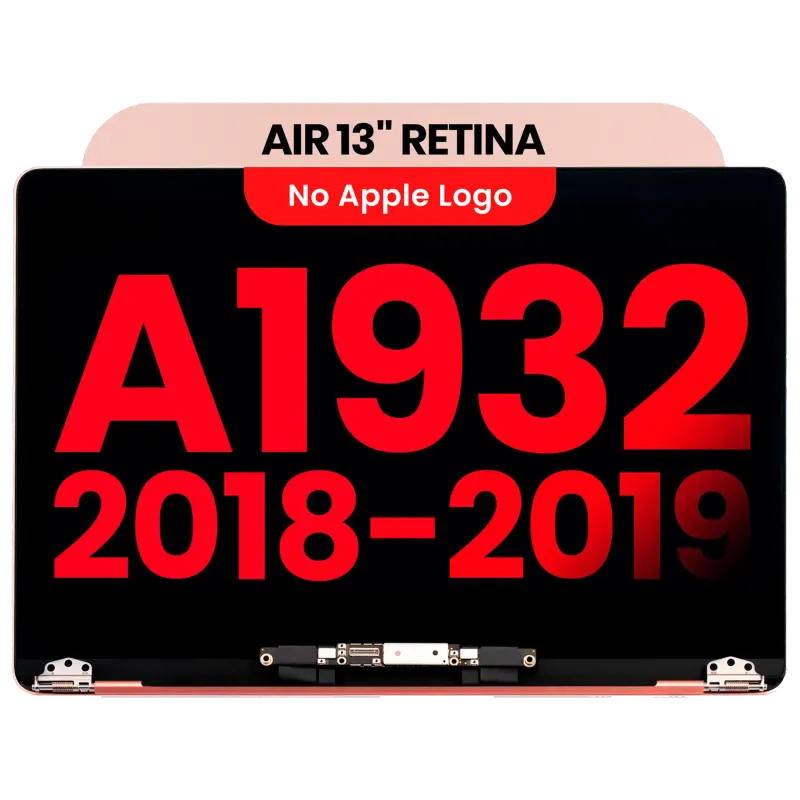 Kompletní LCD displej pro MacBook Air 13" A1932 (2018-2019) (Aftermarket Plus) (růžově zlatá)
