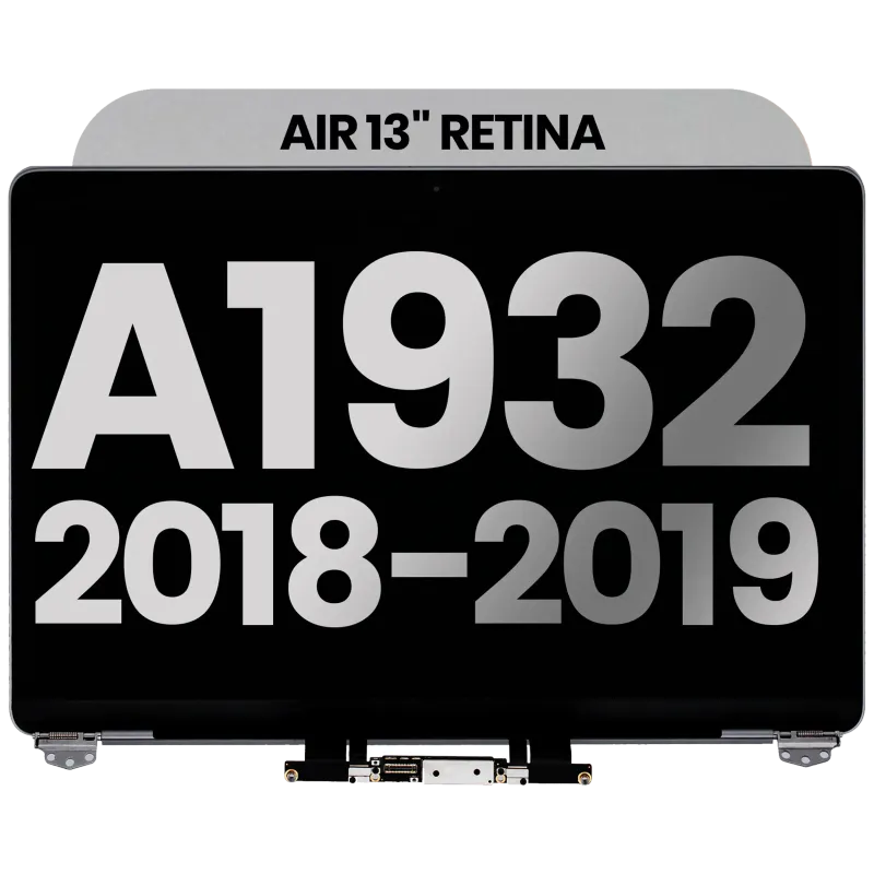 Kompletní LCD displej pro MacBook Air 13" A1932 (2018-2019) (originál z vyřazeného zařízení, stav B) (vesmírně šedá)