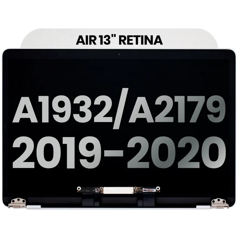 Kompletní LCD displej pro MacBook Air 13" A1932 (2019) / A2179 (2020) (originál z vyřazeného zařízení, stav B) (stříbrná)