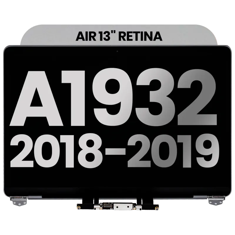 Kompletní LCD displej pro MacBook Air 13" A1932 (2018-2019) (originál z vyřazeného zařízení, stav A) (vesmírně šedá)