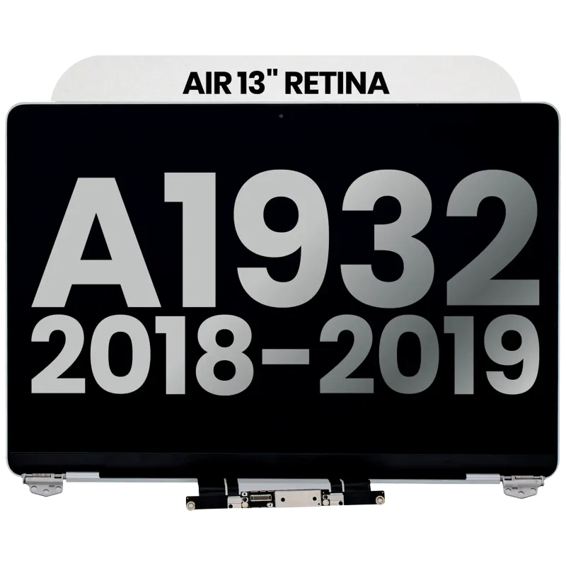 Kompletní LCD displej pro MacBook Air 13" A1932 (2018-2019) (originál z vyřazeného zařízení, stav B) (stříbrná)
