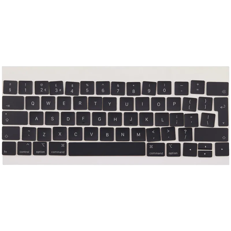 Klávesa pro MacBook Pro 13\ / 15\ A2159 / A1989 / A1990 /Air 13\ A1932 (2018-2019) (UK) (Butterfly Keycap) (jen hlavní část klávesnice)