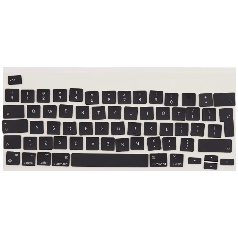 Klávesa pro MacBook Pro 16\ A2141 / Pro 13\ A2338 / A2289 / A2251 / Air 13\ A2179 / A2337 (2019-2023) (UK) (Scissor-Switch) (jen hlavní část klávesnice)