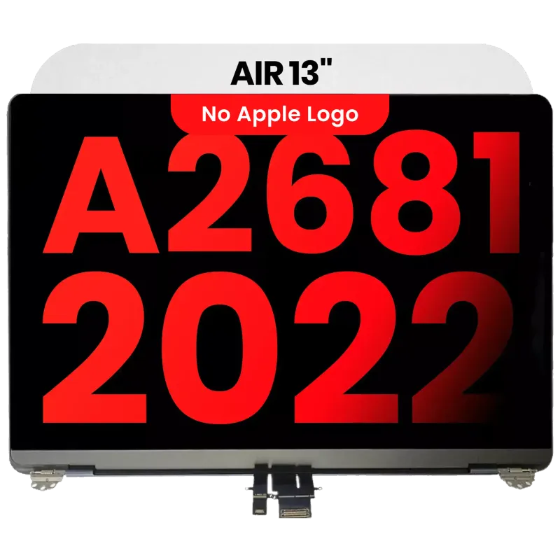 Kompletní LCD displej pro MacBook Air 13" (A2681 / Mid 2022) (Aftermarket Plus) (stříbrná)