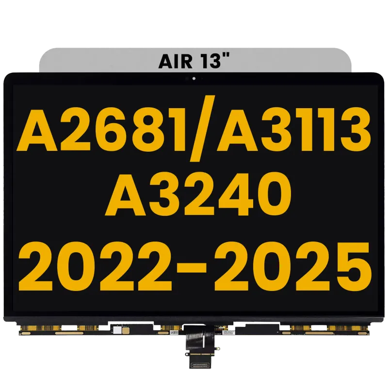 Samotný LCD panel pro MacBook Air 13" (A2681 / A3113 /A3240) (všechny ročníky) (Premium)