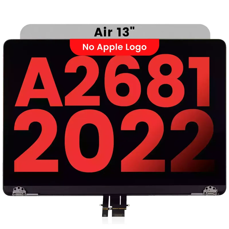 Kompletní LCD displej pro MacBook Air 13" (A2681 / Mid 2022) (Aftermarket Plus) (vesmírně šedá)