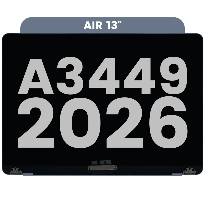 Kompletní LCD displej pro MacBook Air 13" A3449 (2026) (originál z vyřazeného zařízení, stav A) (nebesky modrá)