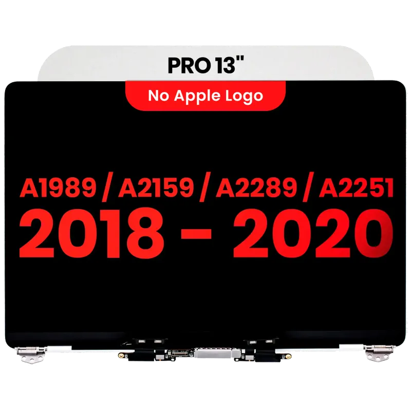 Kompletní LCD displej pro MacBook Pro 13" A1989 (2018-2019) / A2159 (2019) / A2289 / A2251 (2020) (Aftermarket Plus) (stříbrná)