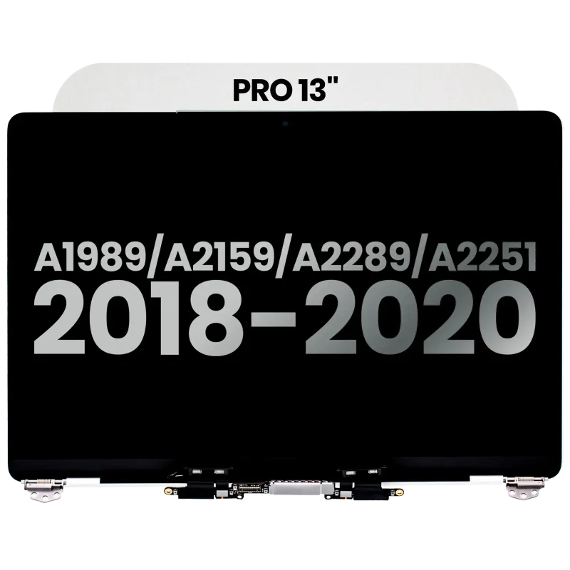 Kompletní LCD displej pro MacBook Pro 13" A1989 (2018-2019) / A2159 (2019) / A2289 / A2251 (2020) (originál z vyřazeného zařízení, stav A) (stříbrná)
