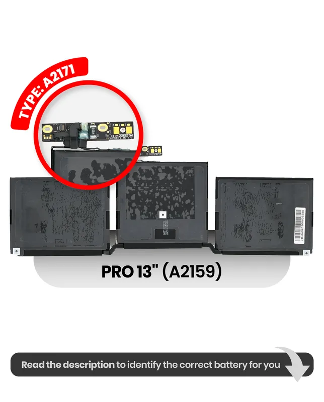 Baterie (A2171) pro MacBook Pro 13" A2338 (2020) M1// A2289 (2020) / A2159 (2019)