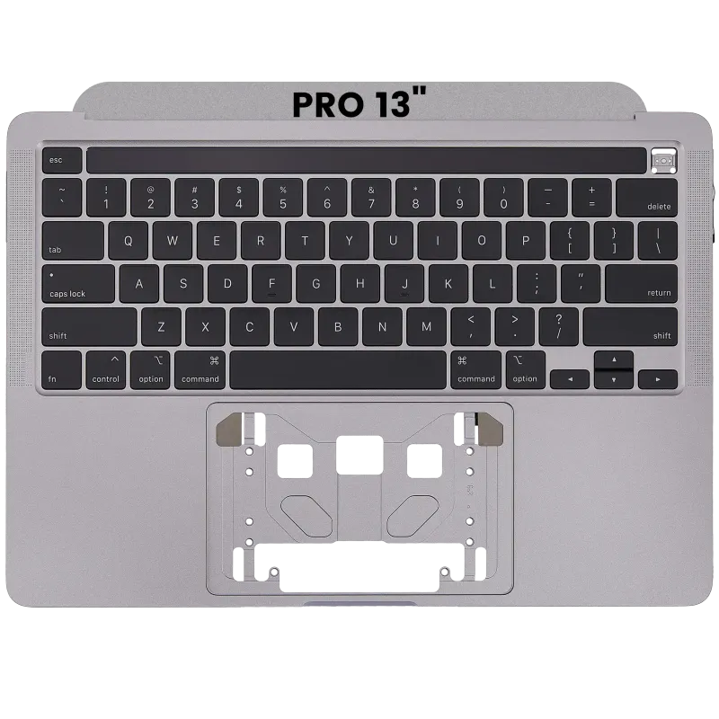 Top case s klávesnicí (americké rozložení ANSI) pro MacBook Pro 13" A2251 (2020) (vesmírně šedá)