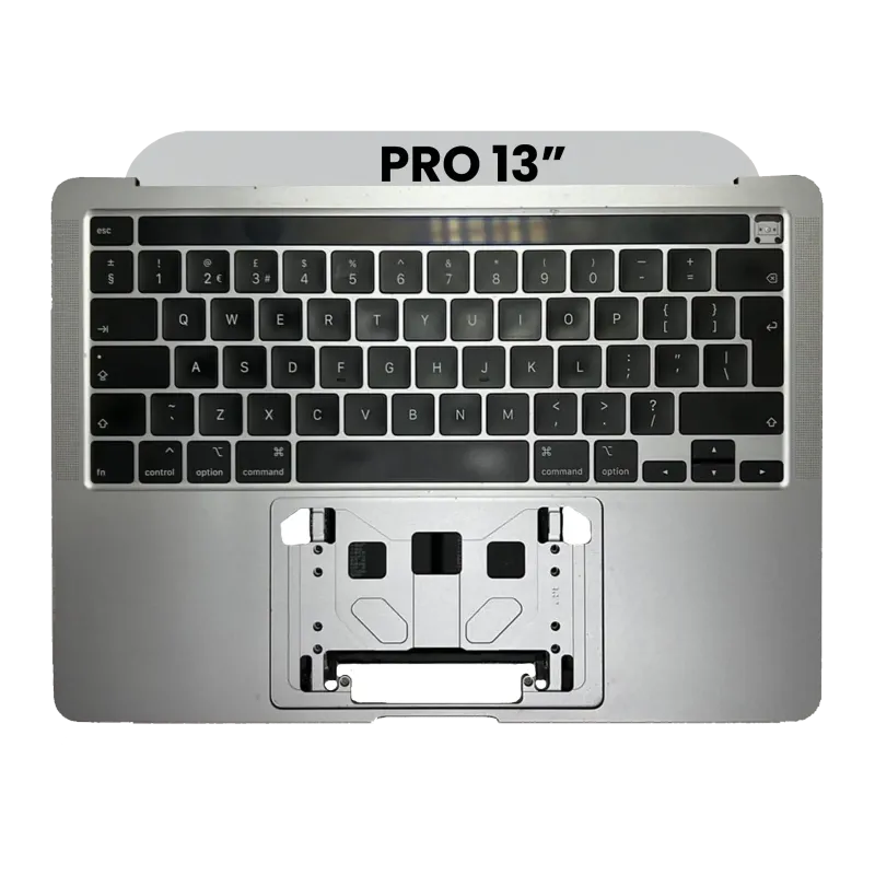 Top case s klávesnicí (britské rozložení ISO) pro MacBook Pro 13" A2251 (2020) (vesmírně šedá)
