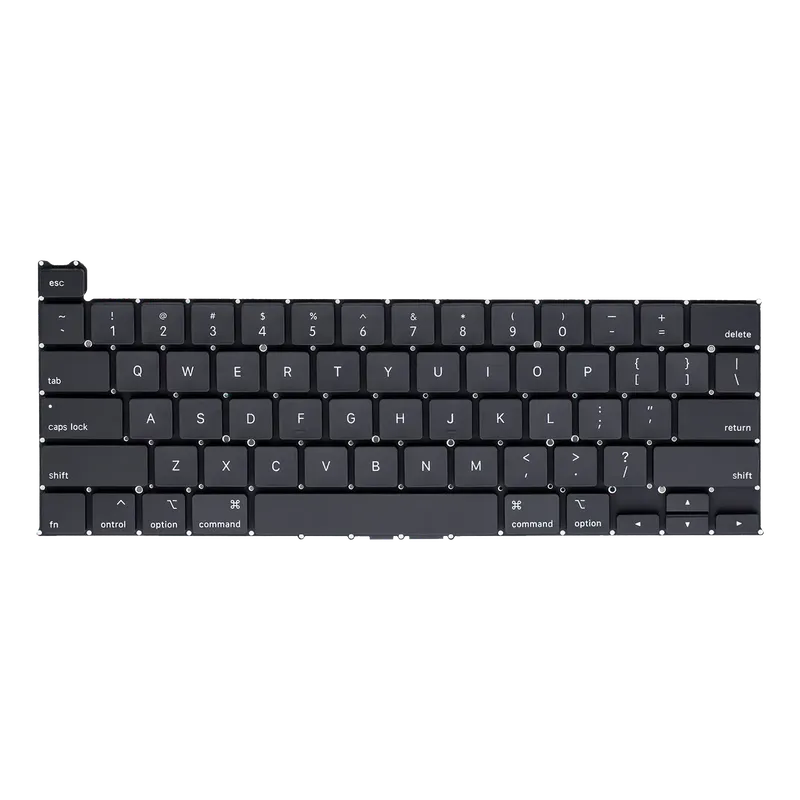 Klávesnice s podsvícením a šroubky pro MacBook Pro 13" A2251 (2020) (US anglická)