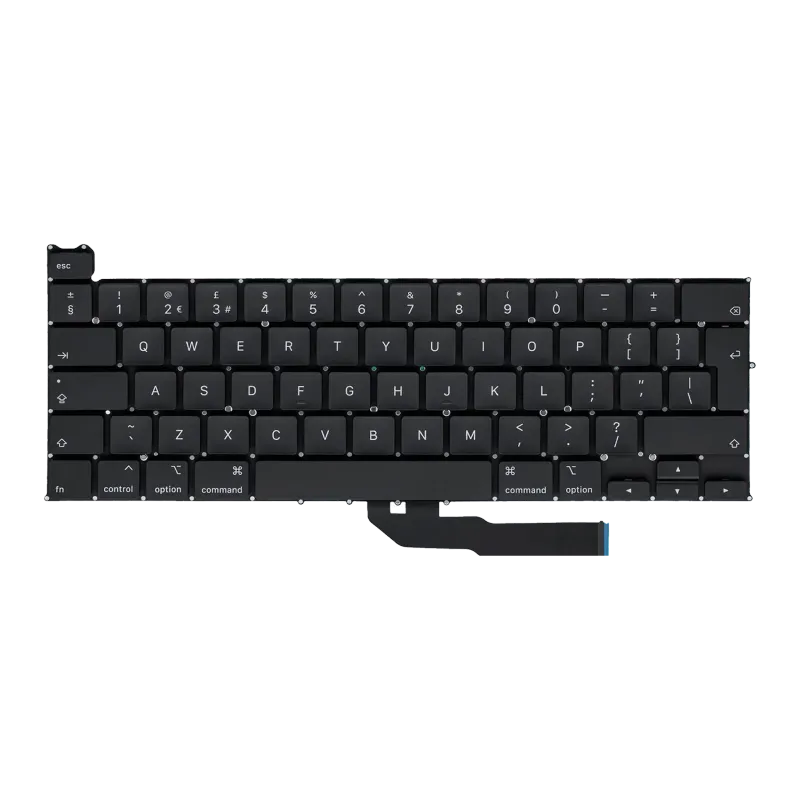 Klávesnice s podsvícením a šroubky pro MacBook Pro 13" A2251 (2020) (UK anglická)