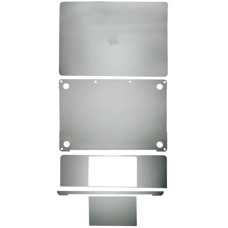 4v1 (Top, Bottom, Keyboard, Trackpad) Skin pro MacBook Pro 13" A1989 (2018-2019) / A2159 (2019) / A1706 (2016-2017) (vesmírně šedá)