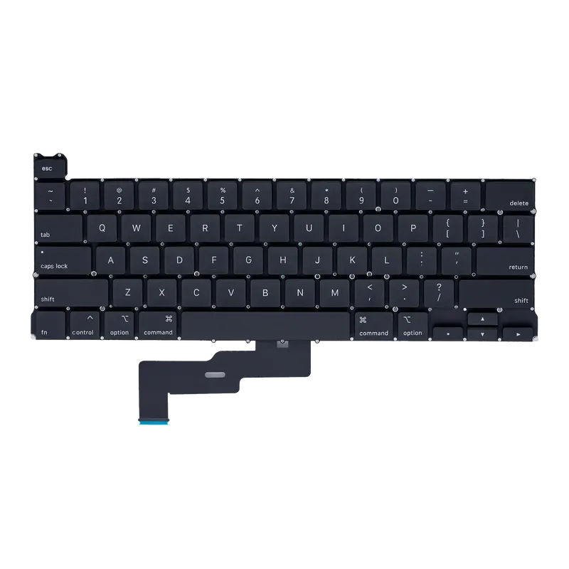 Klávesnice s podsvícením a šroubky (US) pro MacBook Pro 13" A2289 (2020)