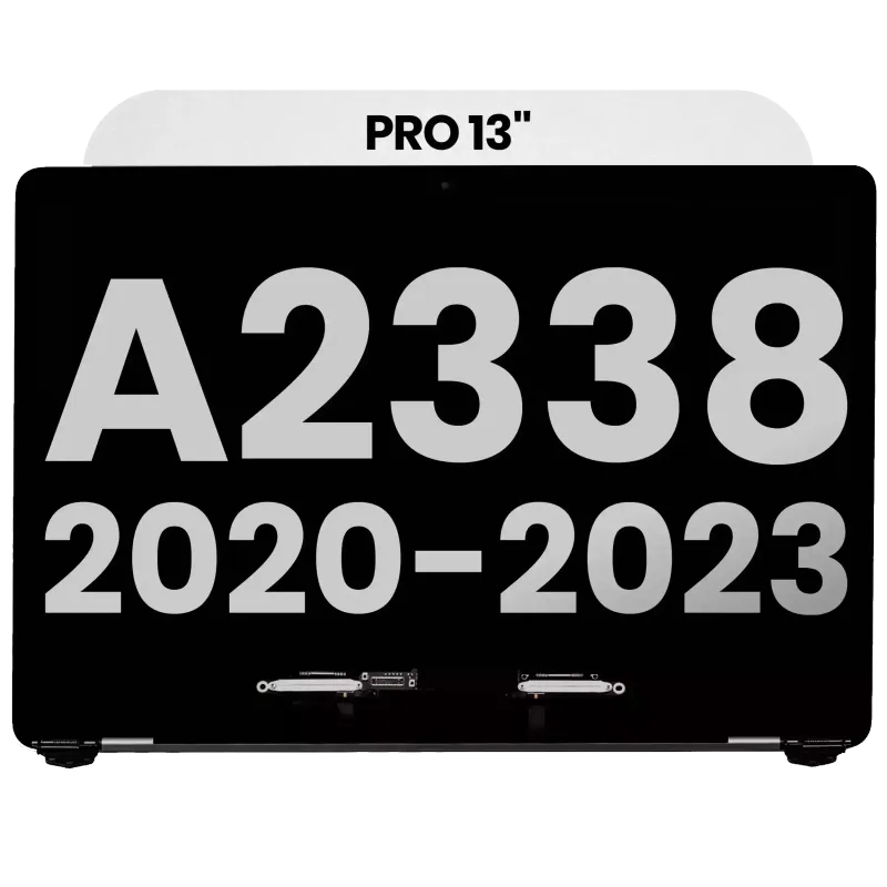 Kompletní LCD displej pro MacBook Pro 13" A2338 (2020) (originál z vyřazeného zařízení, stav A) (stříbrná)