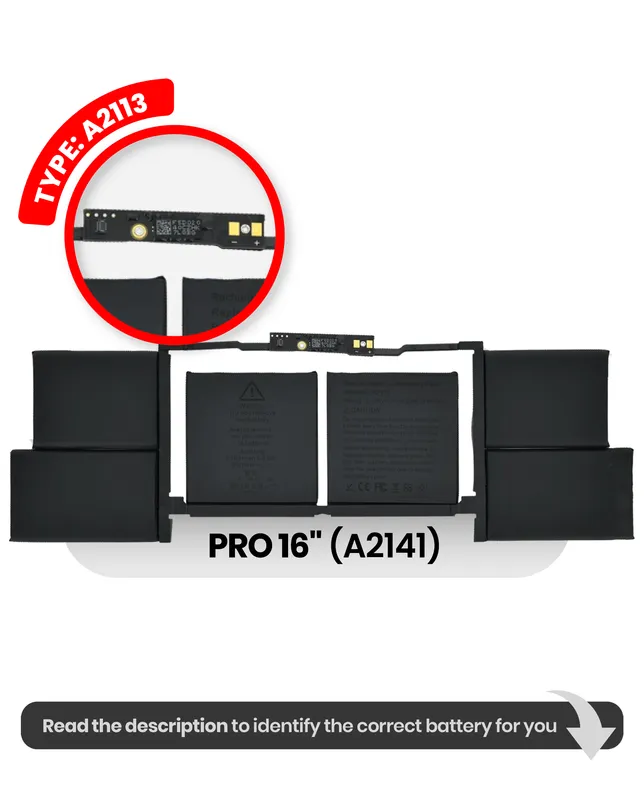 Baterie (A2113) pro MacBook Pro 16" (A2141 / 2019)